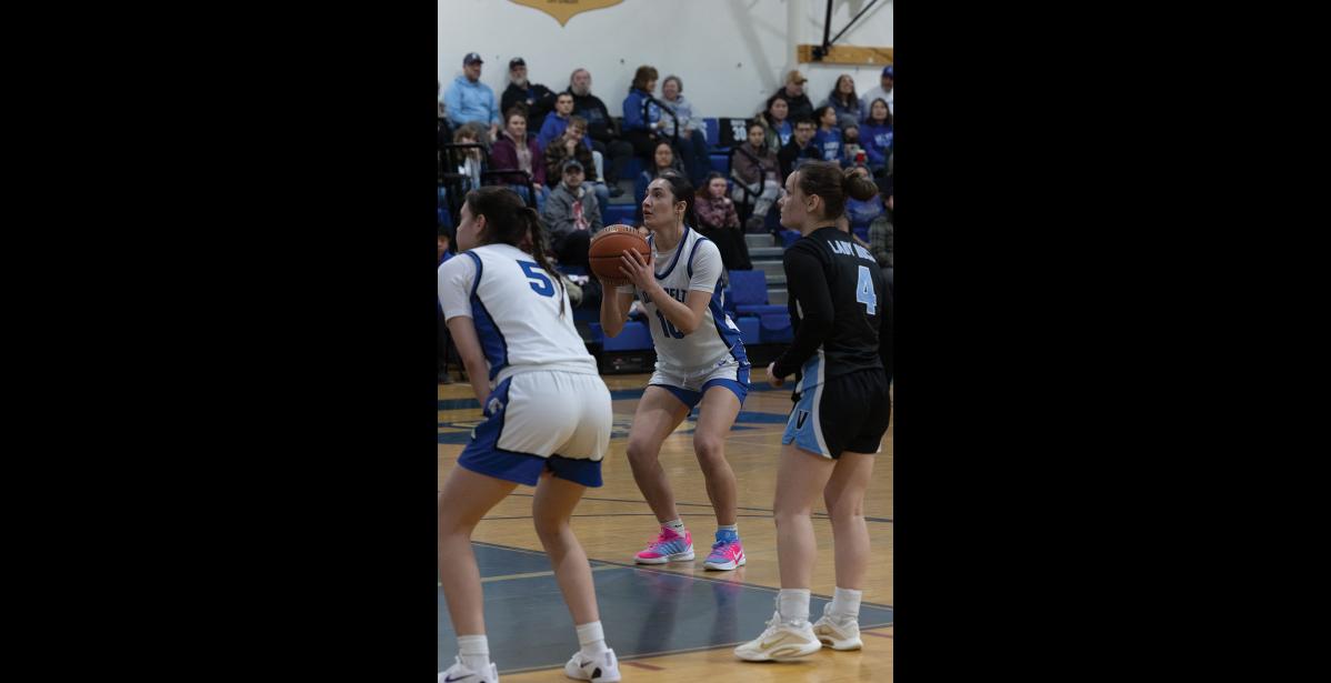 Photo by Ariana Crockett O'Harra FREE THROW – BrookLynn Crowe prepares to make a free throw ball during the Lady Nanooks’ Saturday, January 10 game against the Valdez Buccaneers.