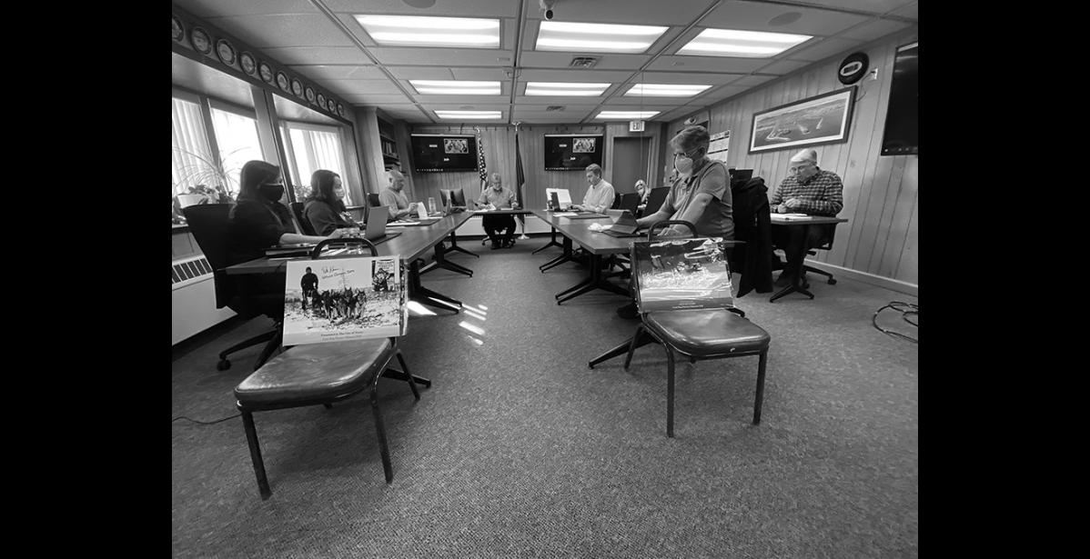 Photo by Diana Haecker NOME COMMON COUNCIL— The council met in a worksession and regular session on Monday, April 26.