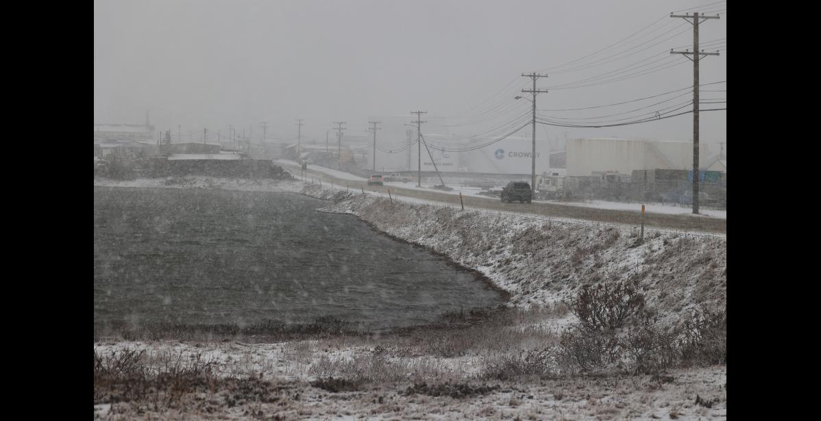Dry Creek is flooded during the Oct. 23 storm, Photo by Diana Haecker