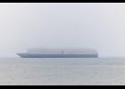 SOCKED IN— The Noordam is shrouded in fog offshore of Nome on Thursday, June 18. Photo by Ariana Crockett O’Harra