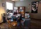 OFFICE SPACE – With the construction done and the move to its new facilities complete, the Nome Superior Court is up and running. Superior Court Judge Romano DiBenedetto is shown here working in his new office.