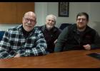 FISH SURVEY—In Nome to talk about their surprising findings in the biennial trawl survey are, from left, Bob Lauth, Jeff Napp, and Lyle Britt. 