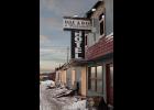 THE POLARIS— The shell of the burned out Polaris Hotel, bar and liquor store will be removed in the near future. A fire on Oct. 31 burned the hotel down and cost the life of Nomeite Bette Ann Haugen. 
