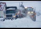 Photo by James Mason LOTS OF SNOW— Nome Public Works road crews hauled 11,556 truck loads of snow off Nome’s streets.